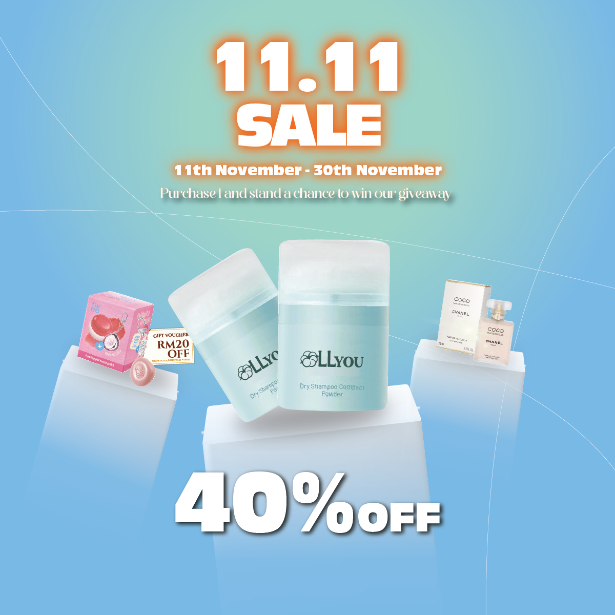 Ollyou Dry Shampoo Powder